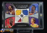2008-09 Ultimate Foursomes Generations DANTLEY OLAJUWON EWING RILEY Jersey #/10 memorabilia, numbered