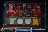 2009-10 SP Game Used 4 on 4 Fabrics 65 #FF90EAST Bill Laimbeer/Dennis Rodman/Isiah Thomas/Joe Dumars/Steve Kerr/Horace Grant/Michael