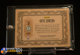 2011 PANINI GOLD STANDARD DAVE COWENS #1/5 PRIME JERSEY PATCH AUTOGRAPH #/5 auto, autograph, numbered