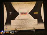 2013-14 Immaculate Collection Premium Autograph Patches #43 Avery Johnson auto, autograph, memorabilia, numbered