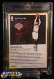 2015-16 Panini Luxe DeLuxe Gold Frame On Card Auto Carmelo Anthony #/25 auto, autograph, numbered