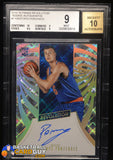 2015-16 Panini Revolution Rookie Autographs #7 Kristaps Porzingis BGS 9 auto, autograph, BGS, graded