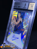 2015-16 Panini Revolution Rookie Autographs #7 Kristaps Porzingis BGS 9 - Basketball Cards