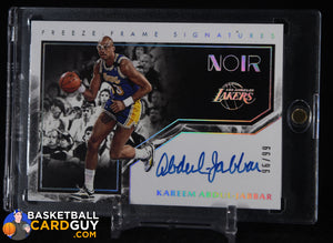 2019-20 Panini Noir Freeze Frame Signatures #/99 autograph, basketball card, numbered