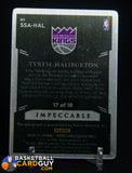 2020-21 Impeccable Basketball Stainless Stars Rookie Auto Tyrese Halliburton #/18 auto, autograph, numbered