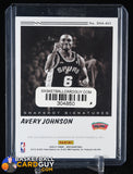 2020-21 Panini Noir Snapshot Signatures #27 Avery Johnson/99 auto, autograph, basketball card, numbered