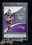 2020-21 Panini Revolution Auto De’Aaron Fox #AG-DAF memorabilia, numbered