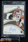 2022-23 Immaculate Collection #126 Blake Wesley JSY AU RC #/99 auto, autograph, memorabilia, numbered