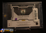 2022-23 Panini Noir Jayson Tatum Jumbo Material Jersey #/99 memorabilia, numbered