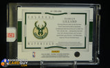 2023-24 National Treasures Damian Lillard Colossal Game Used Patch Auto #/10 auto, autograph, memorabilia, numbered
