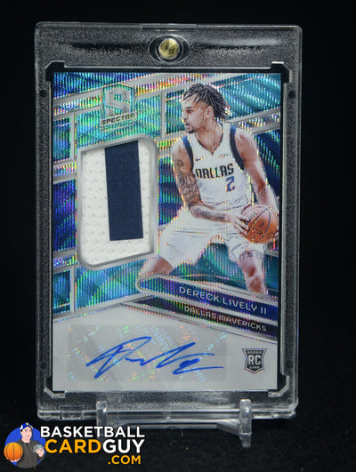 2023-24 Panini Spectra Dereck Lively II RC Patch Wave FOTL #/20