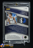 2023-24 Panini Spectra Dereck Lively II RC Patch Wave FOTL #/20 auto, autograph, memorabilia, numbered