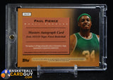 2023-24 Topps Finest Paul Pierce Masters Auto Black Refractor #/25 auto, autograph, numbered