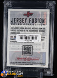 2023 JERSEY FUSION COMBO-O’NEAL VS EWING GAME USED JERSEY SWATCHES #6/10 basketball card, numbered, patch