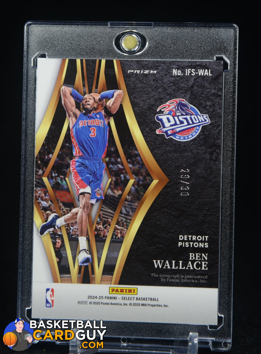 コレクション Basketball Cards 2024-25 Panini Select Ben Wallace In Flight Signatures Orange