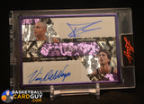 2024 Leaf Decadence Tony Parker Vinny Del Negro Dual Auto Purple #3/5 auto, autograph, numbered
