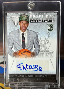 Giannis Draft Day Autograph