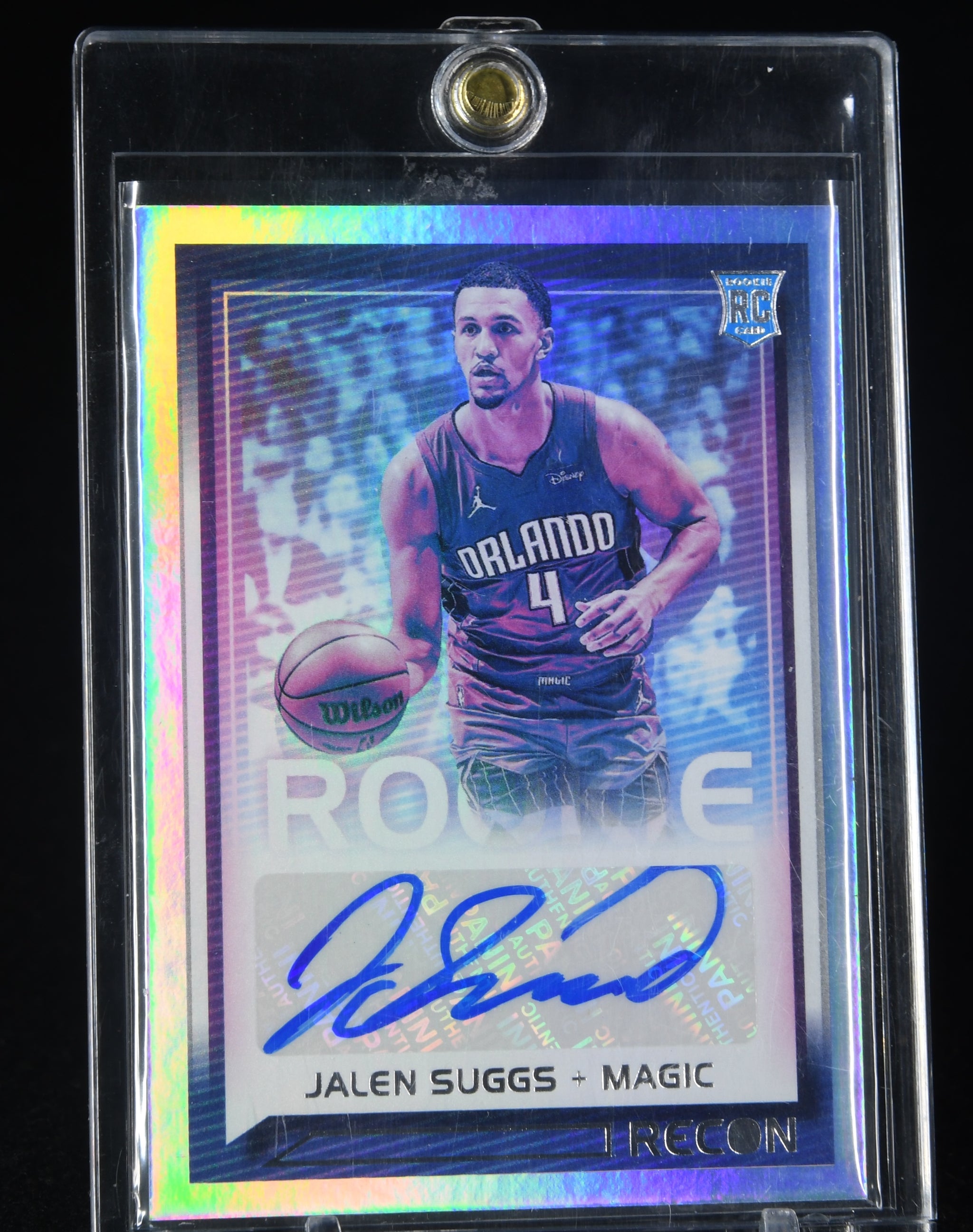 Jalen Suggs 2021-22 Court Kings Fresh Paint Autographs Ruby #42