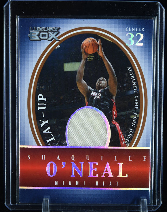 Shaquille O'Neal 2004-05 Topps Luxury Box Lay-Up Relics 200 #SO Jersey Numbered #32/200