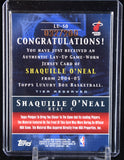 Shaquille O'Neal 2004-05 Topps Luxury Box Lay-Up Relics 200 #SO Jersey Numbered #32/200