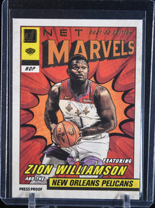 Zion Williamson 2021-22 Donruss Net Marvels Press Proof #6