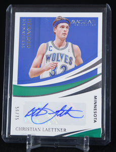 Christian Laettner 2020-21 Immaculate Collection Heralded Signatures #16 #/75