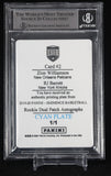 RJ Barrett & Zion Williamson New York Knicks Autographed 2019-20 Panini Eminence Cyan Printing Plate #2 #1/1 Beckett Fanatics Witnessed Authenticated RC