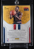 Dominique Wilkins 2018-19 Panini Opulence Gold Medal Jersey Autographs #5 #/79