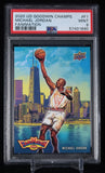 Michael Jordan 2020 Upper Deck Goodwin Champions Fanimation #F1 PSA 9 POP 1 None Higher