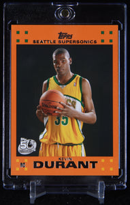 Kevin Durant 2007-08 Topps Rookie Set Orange #2 RC