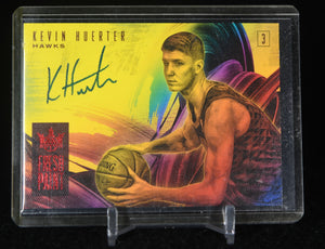 Kevin Huerter 2018-19 Court Kings Fresh Paint Autographs Ruby #/99