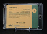 1998-99 Fleer Vintage 61 Kobe Bryant Dunking on Michael Jordan #1