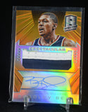 Bradley Beal 2014-15 Panini Spectra Spectacular Swatches Signatures Prizms Orange #SSBB #13/25