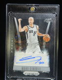 Manu Ginobili 2023 Panini Prizm Deca Signatures Basketball Ds Gin