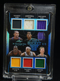 Kevin Durant Robert Parish Vince Carter Gary Payton Paul Pierce Larry Bird 2024 Leaf in the Game Bucket List Jerseys #3/3