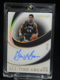George Gervin 2018-19 Panini Immaculate All-Time Greats Auto #/99
