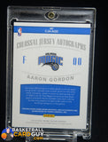 Aaron Gordon 2017-18 National Treasures Colossal Patch Auto #/99 auto, autograph, memorabilia, numbered