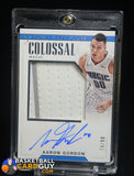 Aaron Gordon 2017-18 National Treasures Colossal Patch Auto #/99 auto, autograph, memorabilia, numbered