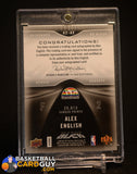 Alex English 2008-09 UD Black Autographs #A2AE #/50 auto, autograph, numbered