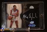 Alex English 2008-09 UD Black Autographs #A2AE #/50 auto, autograph, numbered