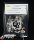 Alex English 2020-21 Panini Noir Black and White Autographs #31 #/99 auto, autograph, numbered