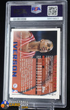 Allen Iverson 1996 Topps NBA 50th #171 Autographed RC PSA 7/10 autograph, basketball card, graded, rookie card