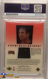 Allen Iverson 2000 Upper Deck Slam Flight Gear GU Jersey Red Ink PSA Authentic auto, autograph, graded, memorabilia, PSA