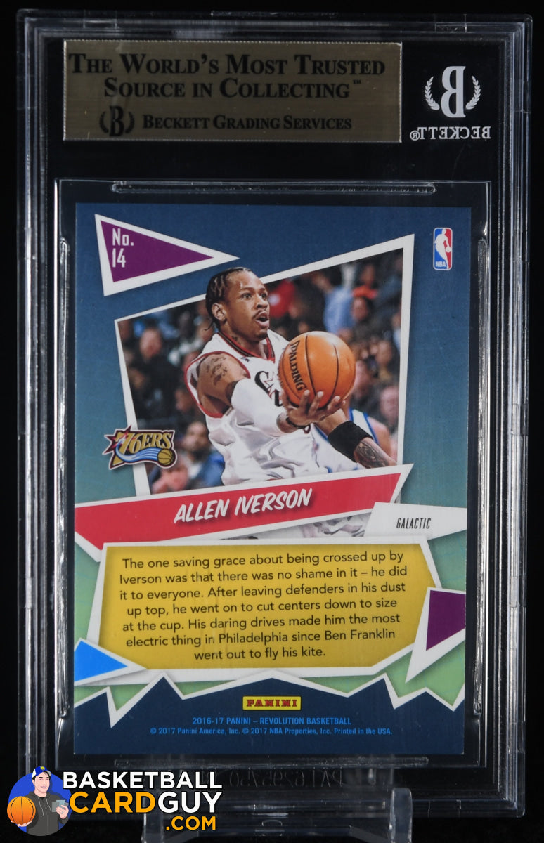 Allen Iverson 2016-17 Panini Revolution Revolutionaries Galactic