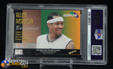 ALLEN IVERSON 2022 SKYBOX METAL UNIVERSITY PRECIOUS METAL GEMS PMG RED #/100 PSA 7 numbered