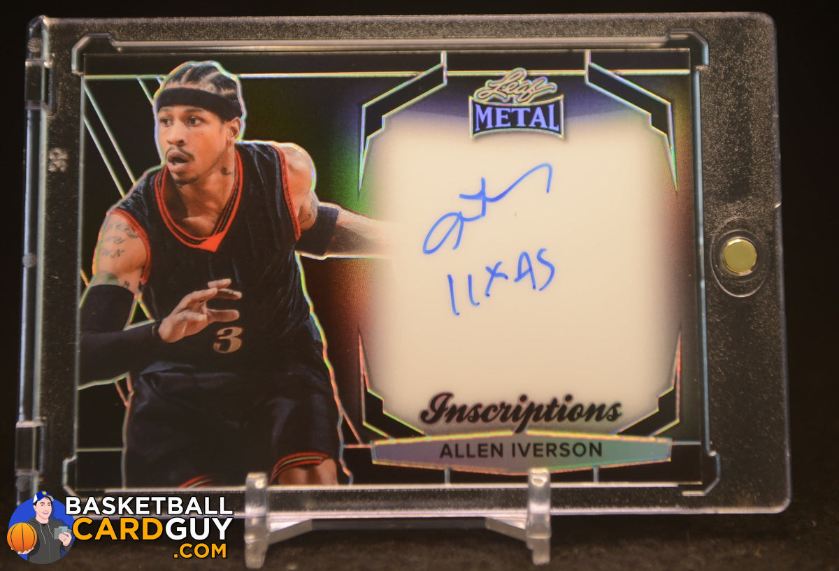 Allen Iverson 2000-01 Fleer Autographics – Basketball Card Guy