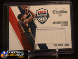 Anthony Davis 2014-15 Panini Excalibur Red White and Blue Jerseys #3 memorabilia