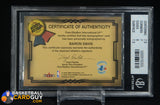Baron Davis 2000-01 Fleer Premium Autographics Silver #/250 BGS 7.5 BGS, graded