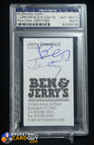 Ben & Jerry signed Business Card PSA graded, PSA