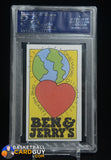Ben & Jerry signed Business Card PSA graded, PSA